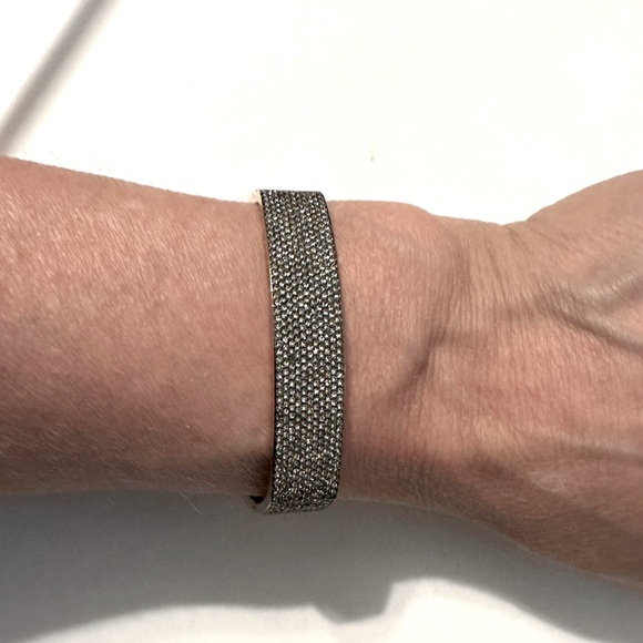 Michael Kors NEW Rose Gold Pave' Set Crystals Rectangle - Picture 11 of 13